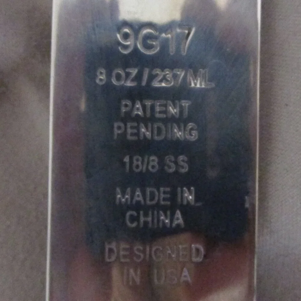 large stainless steel ladle